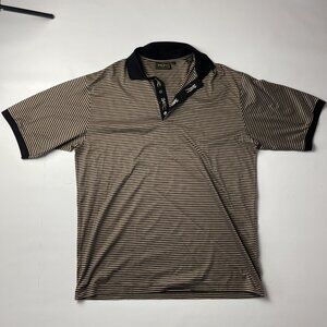 Bobby Jones Polo Shirt Mens Large  Short Sleeve Golf Made in Italy